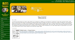 Desktop Screenshot of bosstanks.com